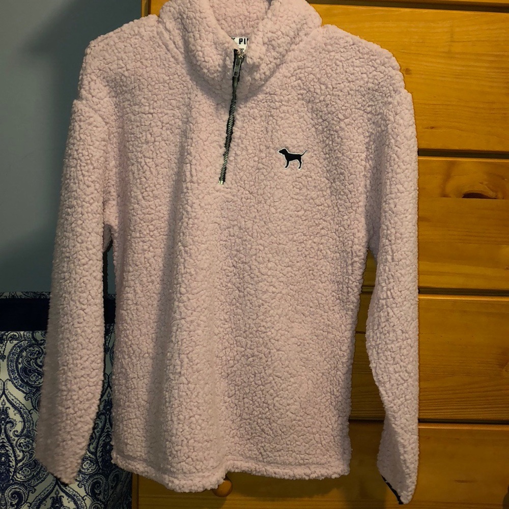 Victoria secret Sherpa half zip